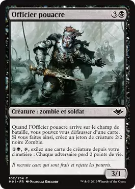 Horizons du Modern - Officier pouacre