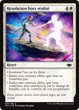 Horizons du Modern - Résolution hors réalité
