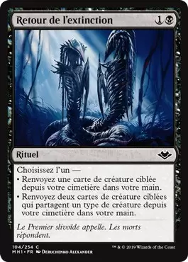 Horizons du Modern - Retour de l\'extinction