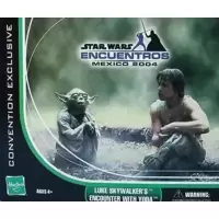 Luke & Yoda Dagobah 2 Pack Convention Exclusive Encuentros Mexico 2004