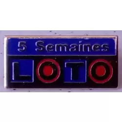 5 Semaines Loto Fond Bleu