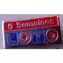 5 Semaines Loto Fond Rouge