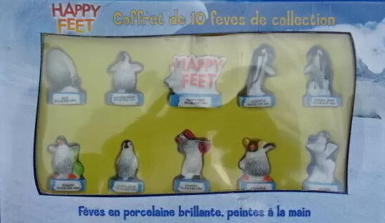 Fèves - Happy Feet - Coffret Collector 10 fèves