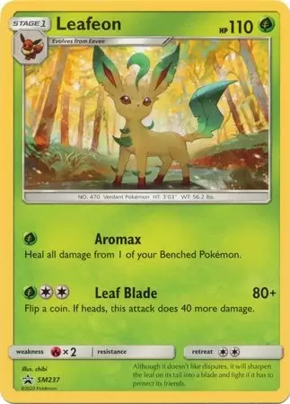 Sun & Moon Promos - Leafeon
