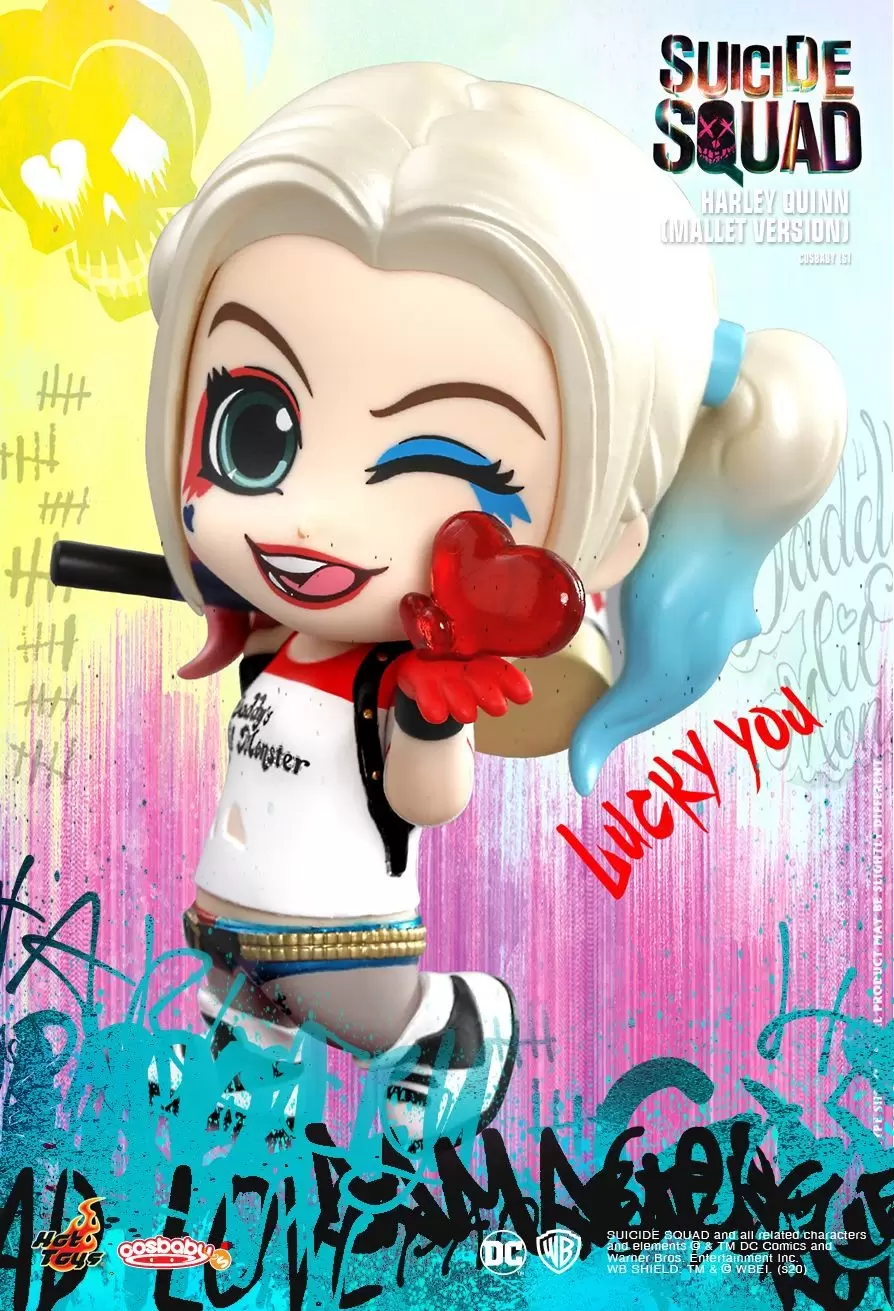 Cosbaby Figures - Suicide Squad - Harley Quinn (Mallet Version)