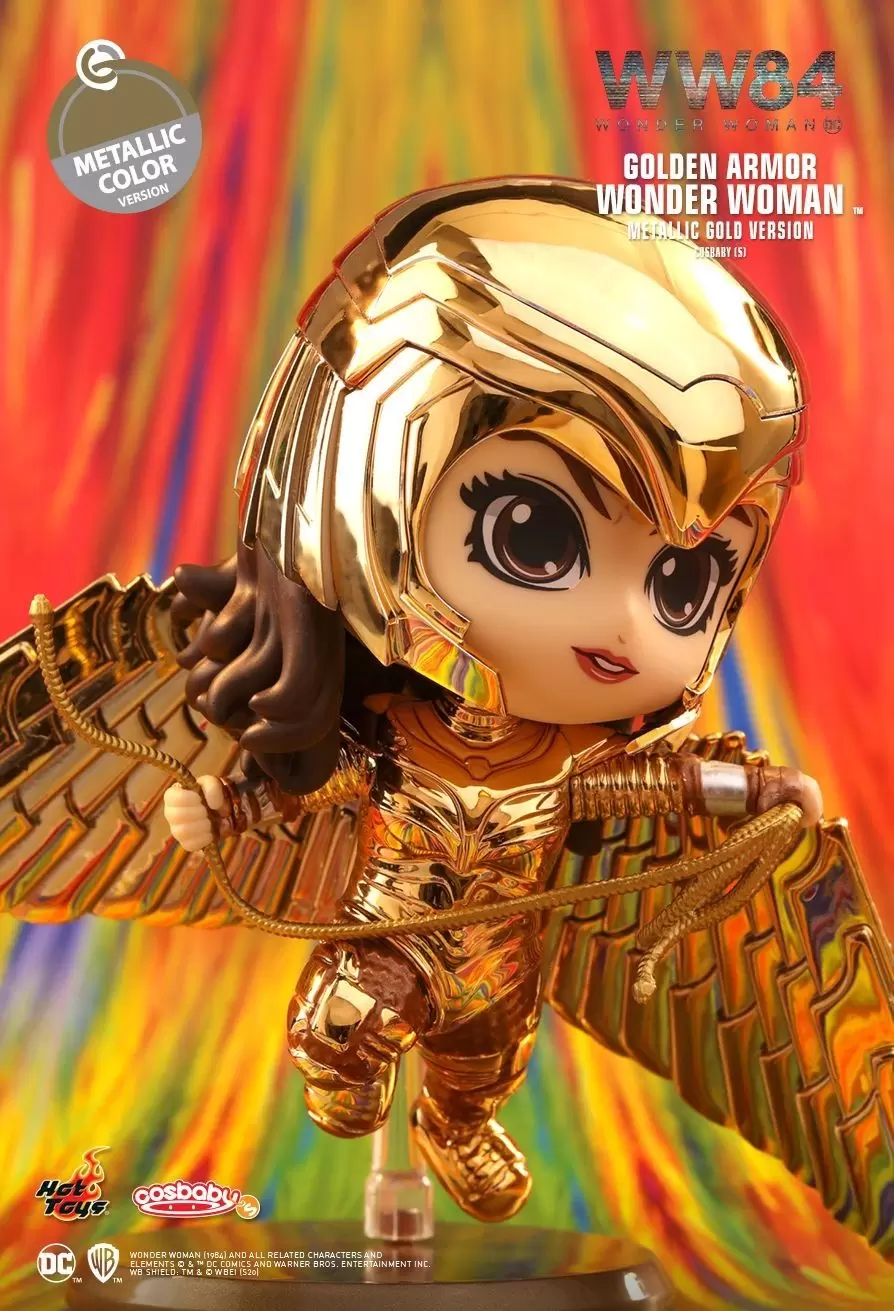 Cosbaby Figures - Wonder Woman 1984 - Golden Armor Wonder Woman Metallic Gold Version