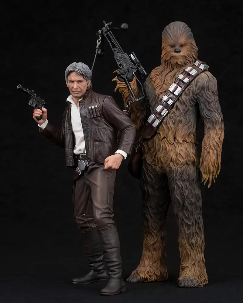 Star Wars Kotobukiya - Star Wars - Han Solo & Chewbacca Two Pack - ARTFX+
