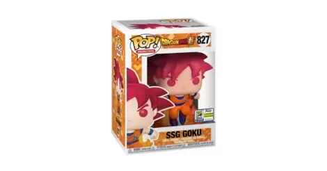 Funko Pop Dragon Ball Goku God Super Saiyan SDCC 827