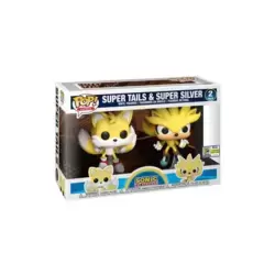 Sonic the Hedgehog - Super Tails & Super Silver 2 Pack