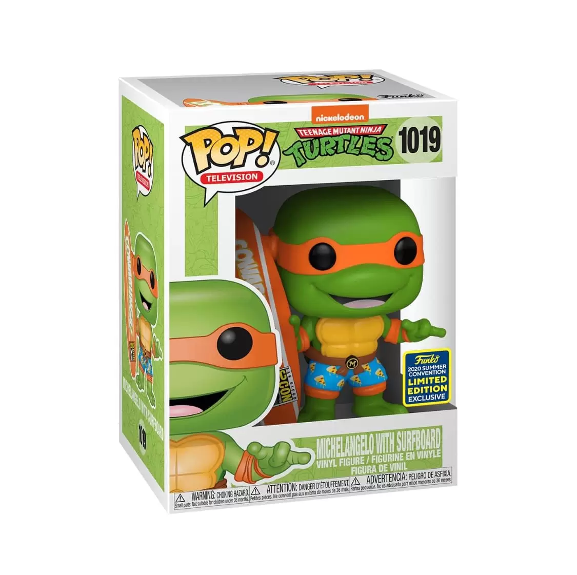 POP! Television - Teenage Mutant Ninja Turtles - Michelangelo with surfboard