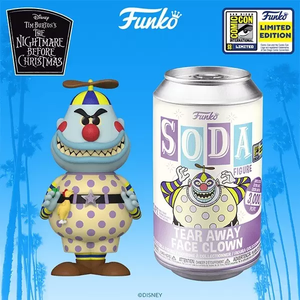 Vinyl Soda! - The Nightmare Before Christmas - Tear Away Face Clown