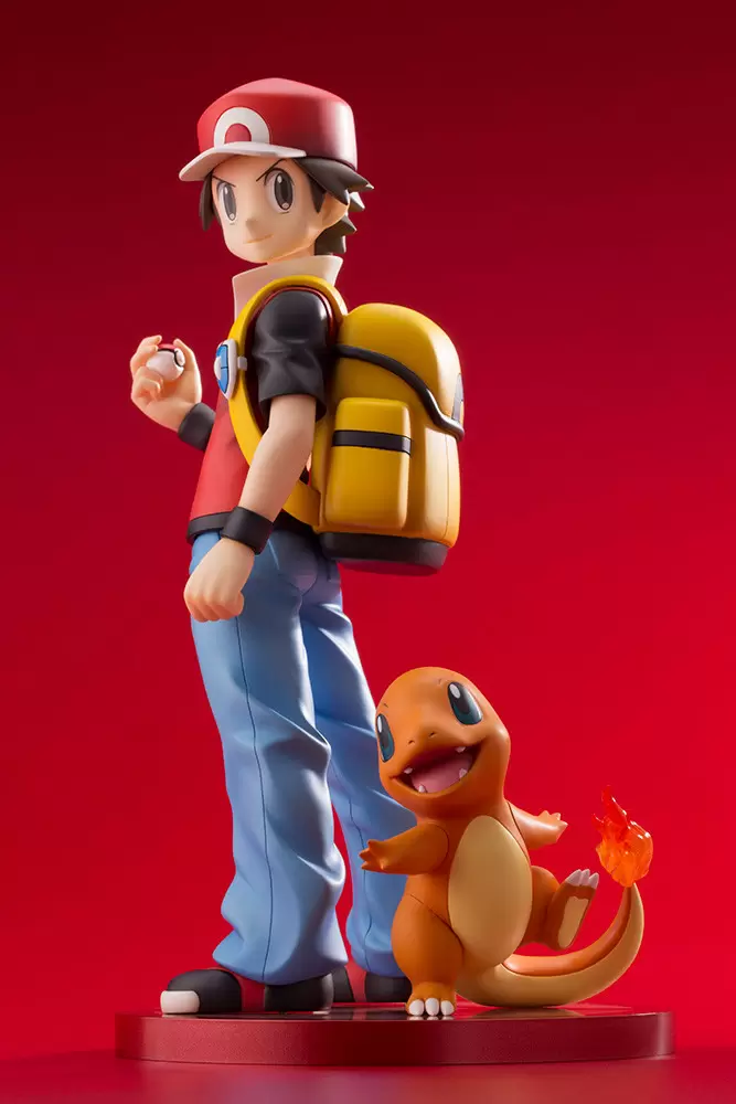 Kotobukiya Anime / Manga - Pokémon - Red with Charmander - ARTFX J