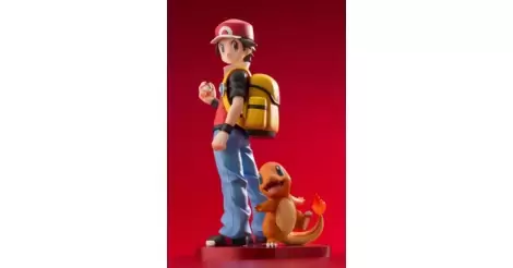 Pokémon - Red with Charmander - ARTFX J - Kotobukiya Anime / Manga action  figure PP895