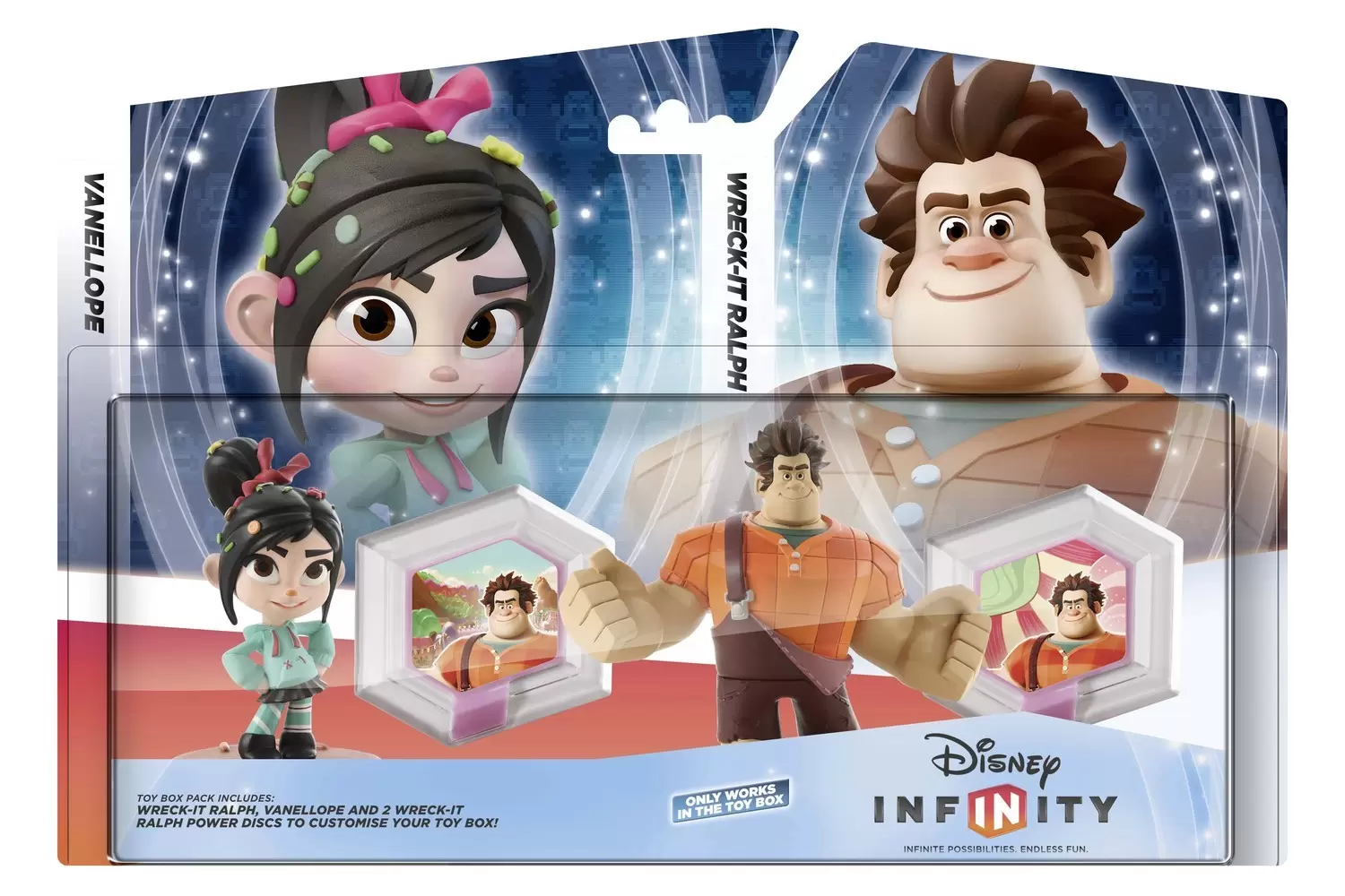 Disney Infinity packs - Wreck It Ralph Toy Box Pack