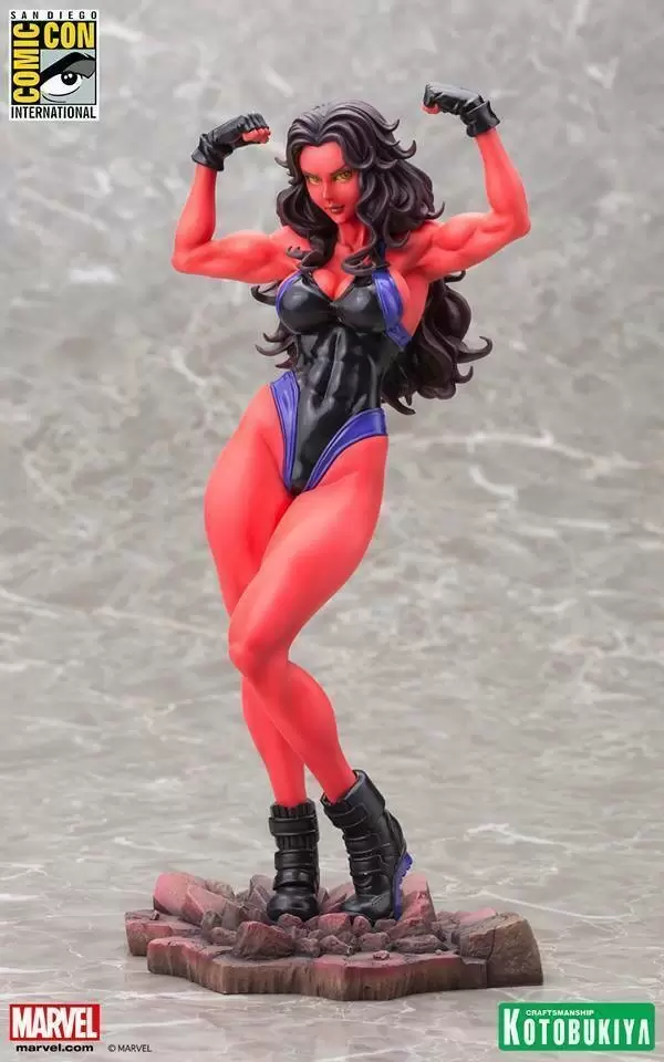 Bishoujo Kotobukiya - Red She-Hulk Bishoujo - SDCC