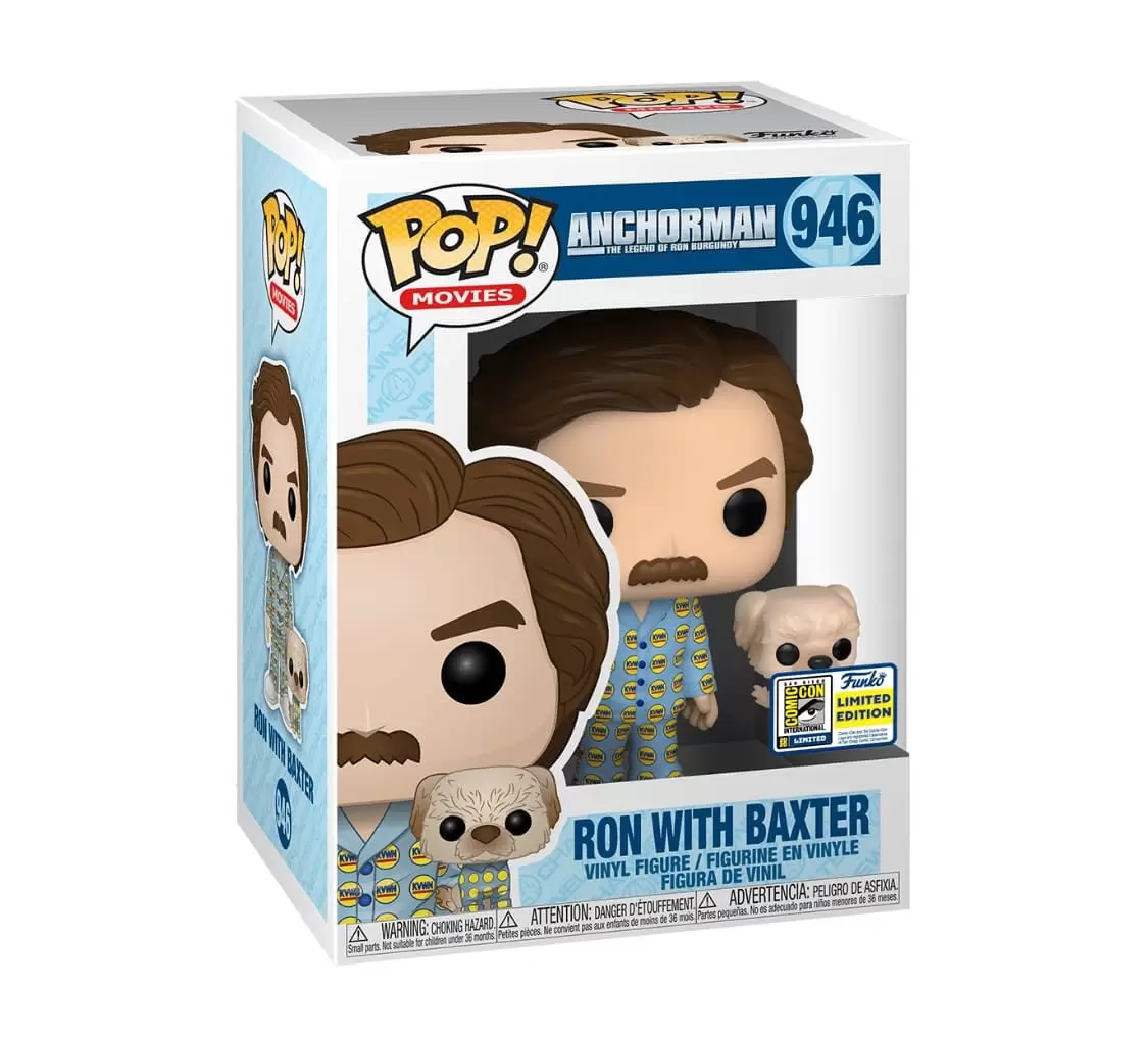 POP! Movies - Anchorman - Ron With Baxter