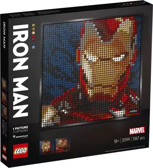 Lego ART - LEGO Art Marvel - Iron Man