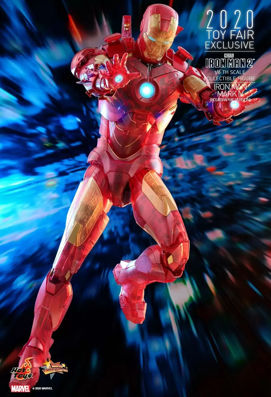 Movie Masterpiece Series - Iron Man 2 - Iron Man Mark IV (Holographic Version)