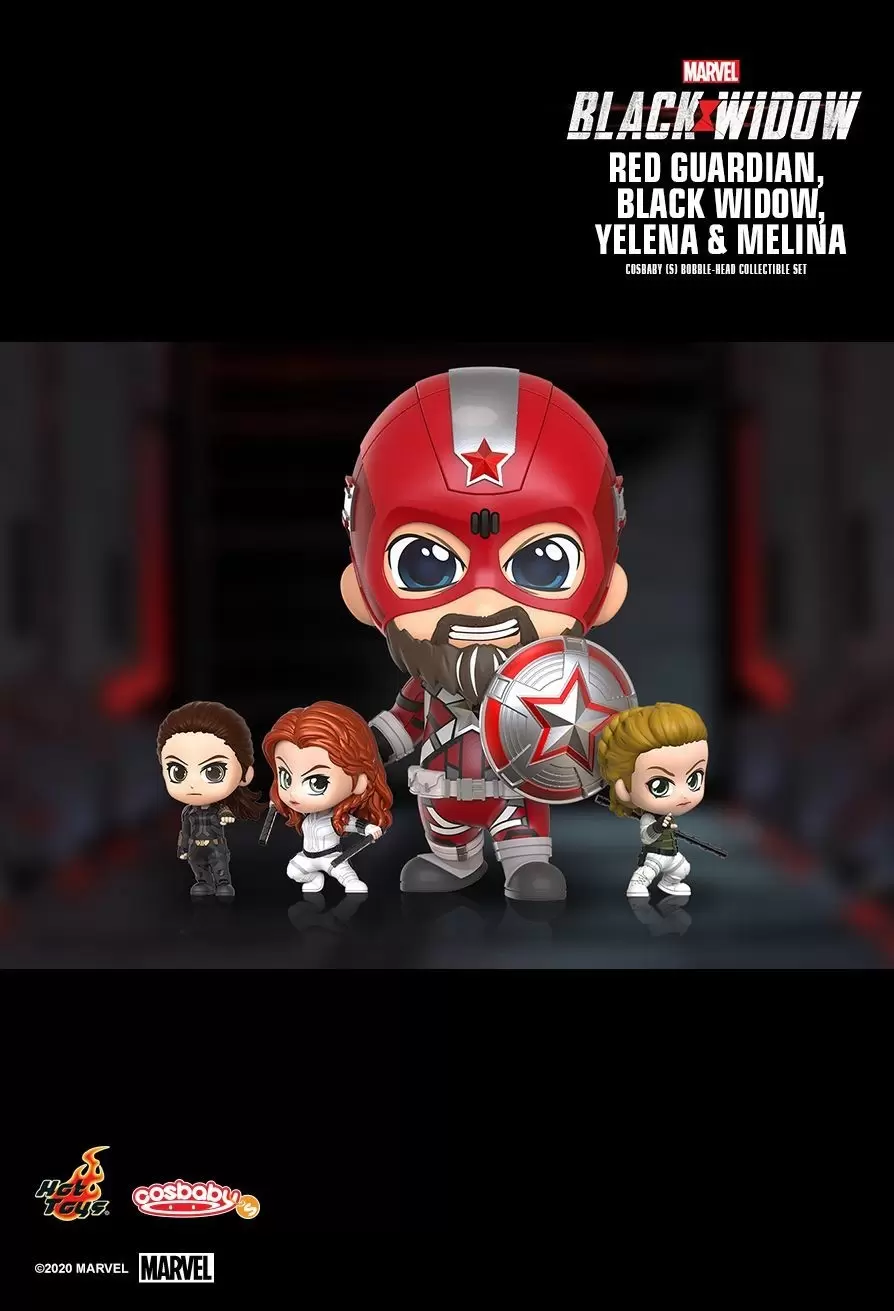 Details about   HT HotToys COSB750-754 Black Widow Yelena Red Guardian Melina Cosbaby Figure 
