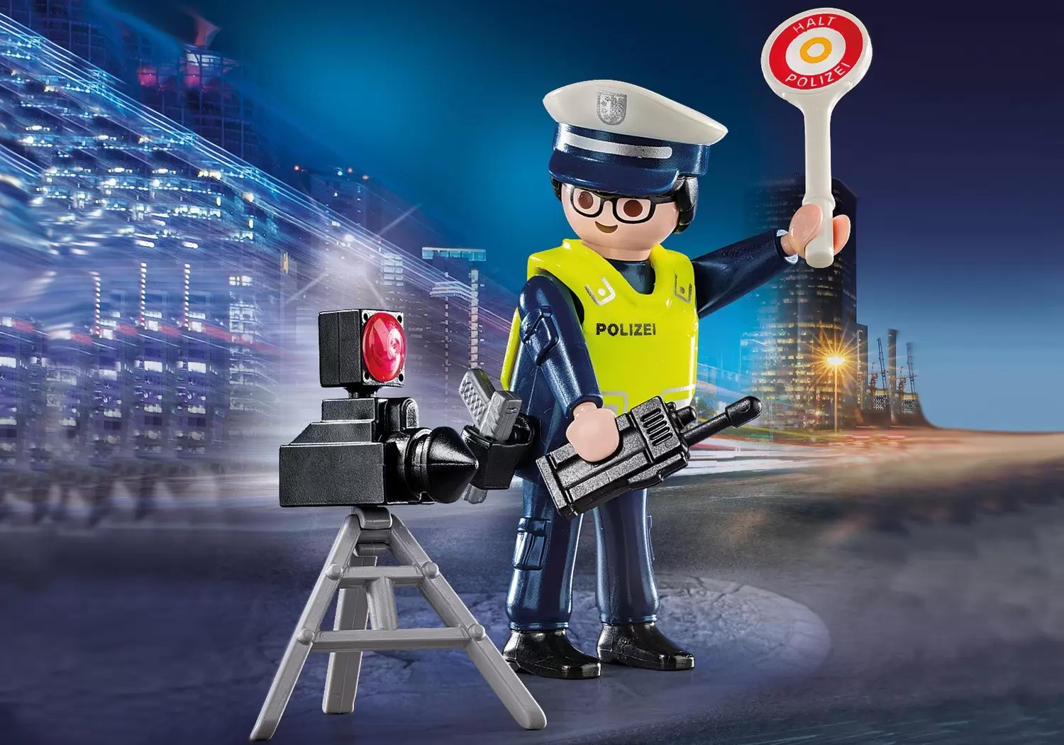 Playmobil SpecialPlus - Policeman with radar trap (Polizei)