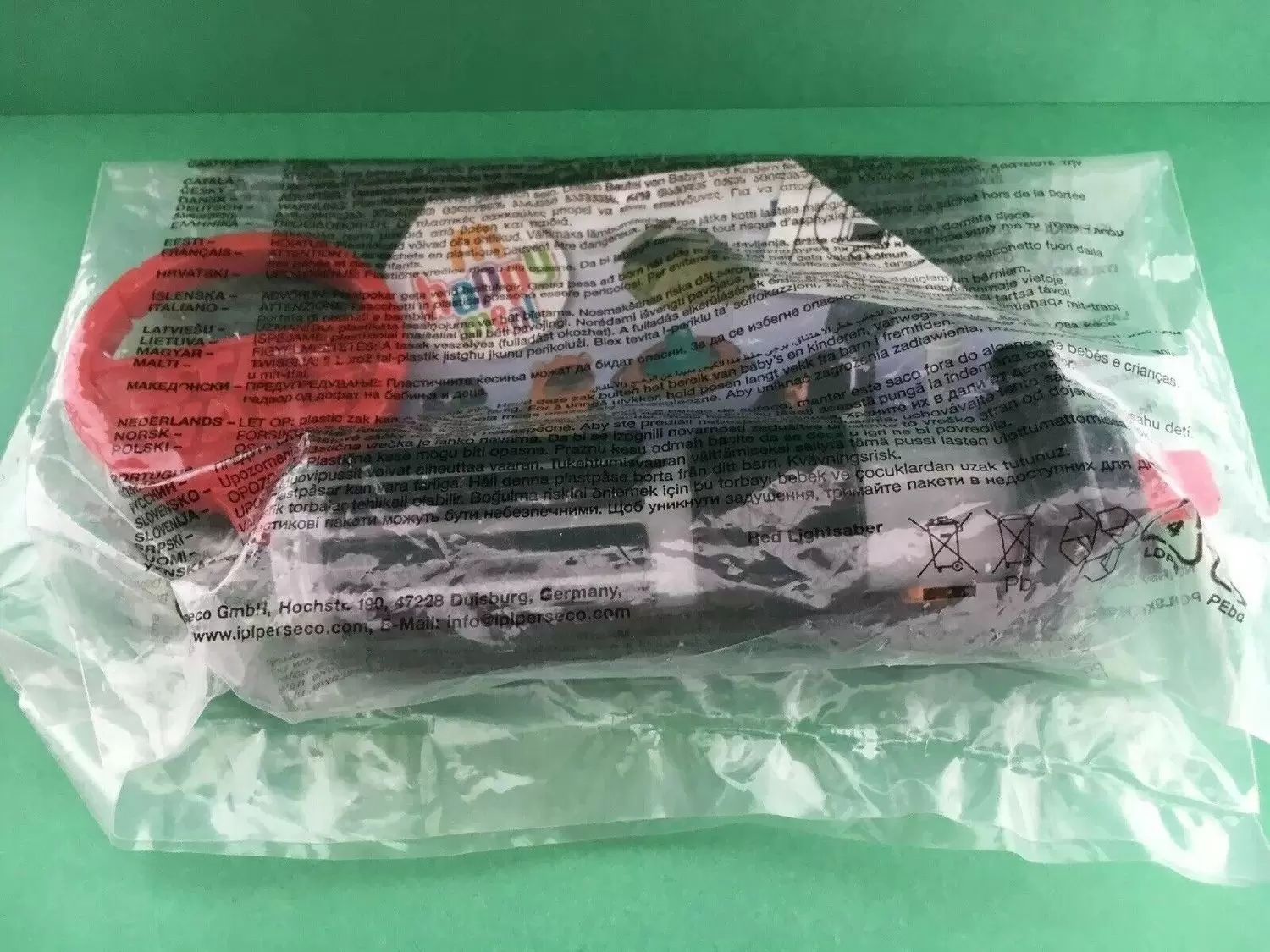 Happy Meal - Star  Wars 2008 - Sabre Laser Rouge