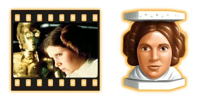Abatons Star Wars - Princesse Leia
