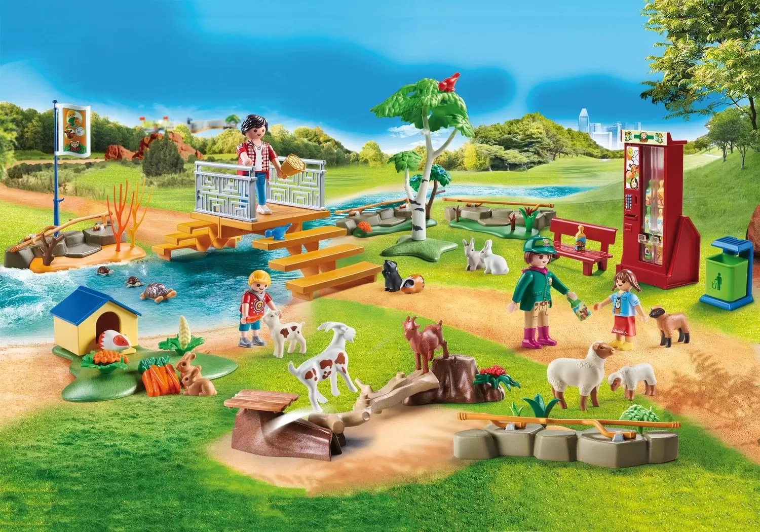 Playmobil Parc Animalier - Grand Zoo pour enfants