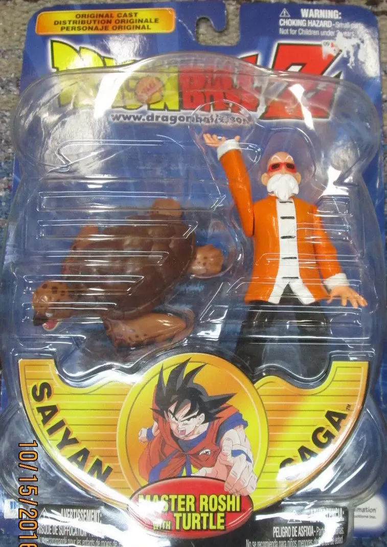 Irwin Toy - Saiyan Saga - Master Roshi with Turtle (Orange version)
