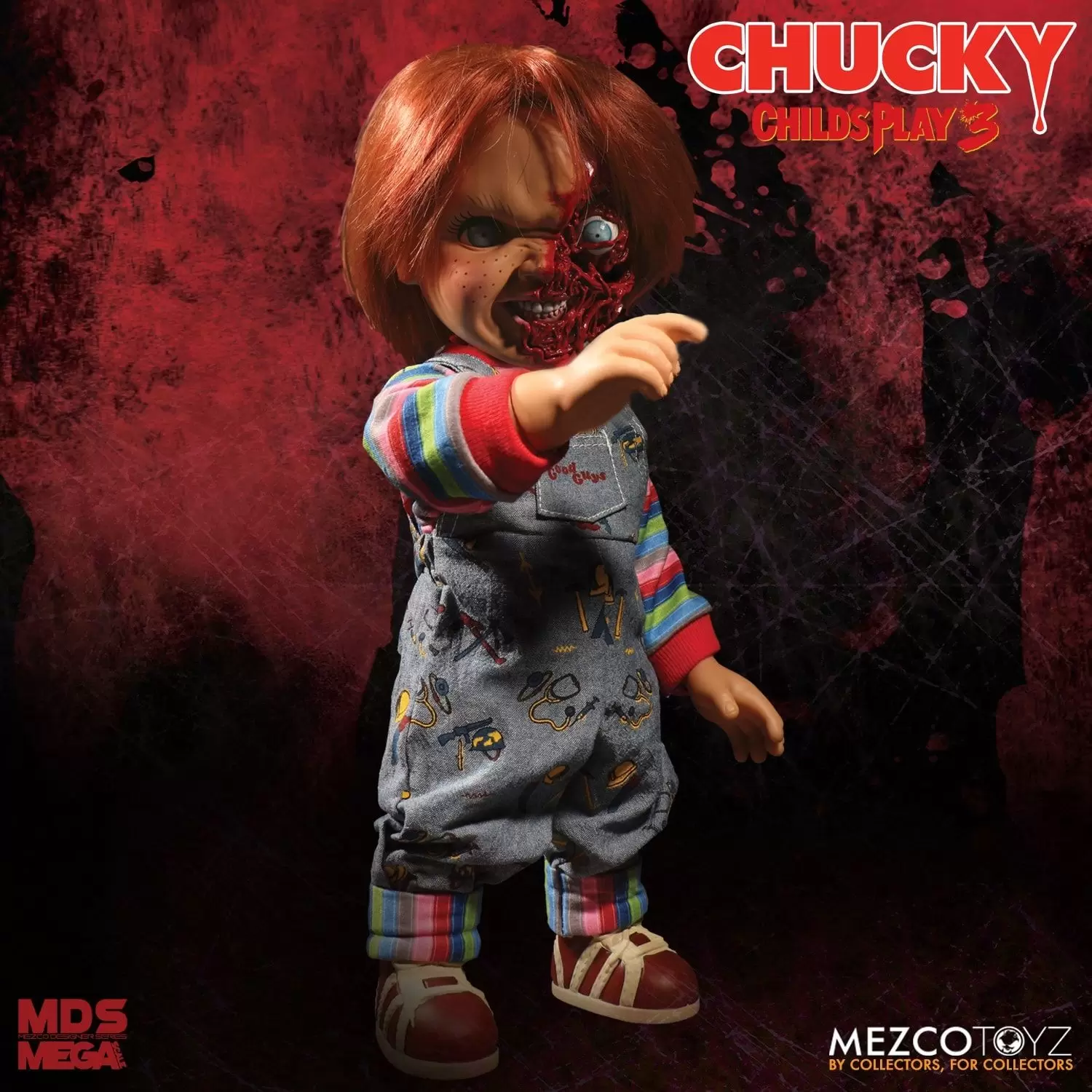 MezcoToyz - Child\'s Play 3 - Talking Pizza Face Chucky