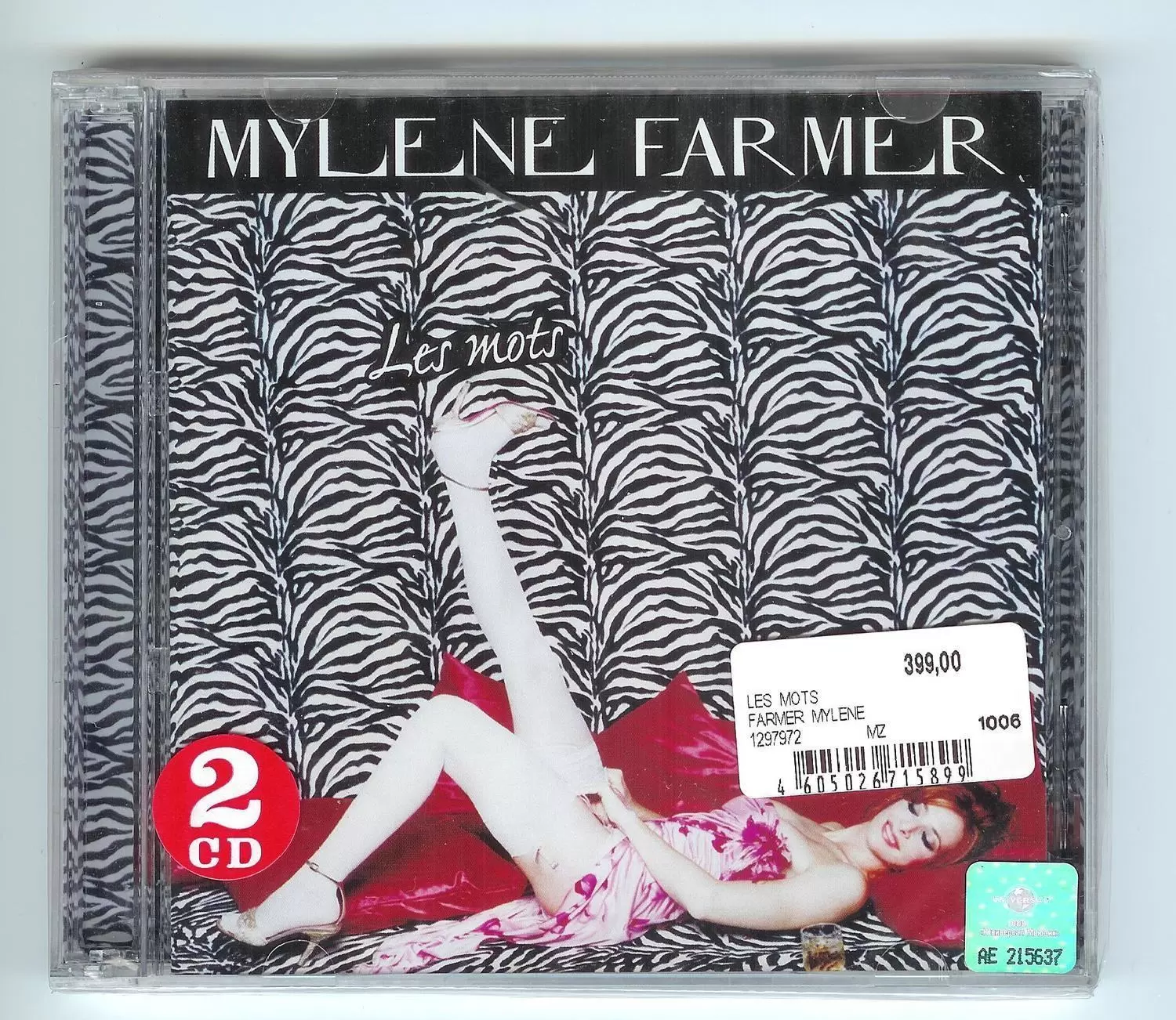Mylène Farmer - Les mots Double CD Russie Cinquième Pressage