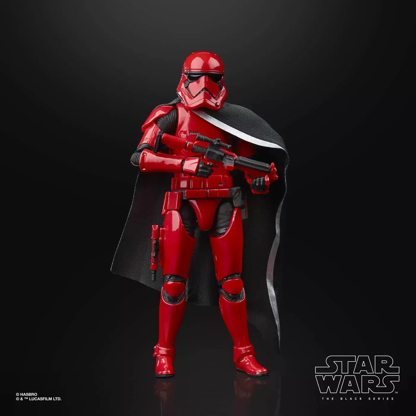 STAR WARS BLACK SERIES CAPTAIN CARDINAL GALAXYS EDGE TRADING OUTPOST IN HAND