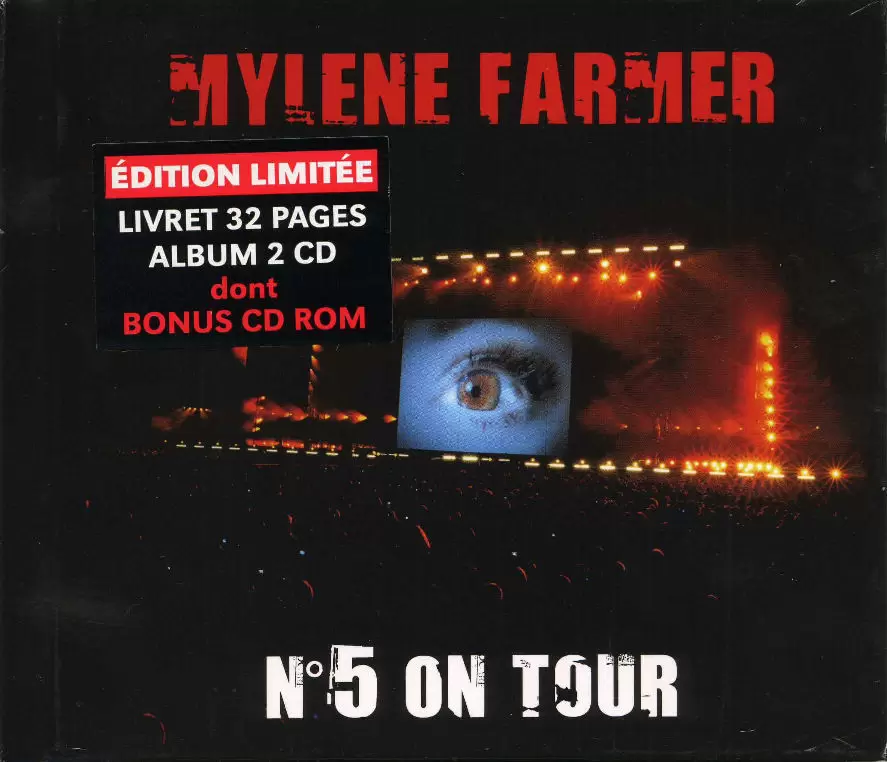 Mylène Farmer - N°5 On Tour Double CD Livre Disque France