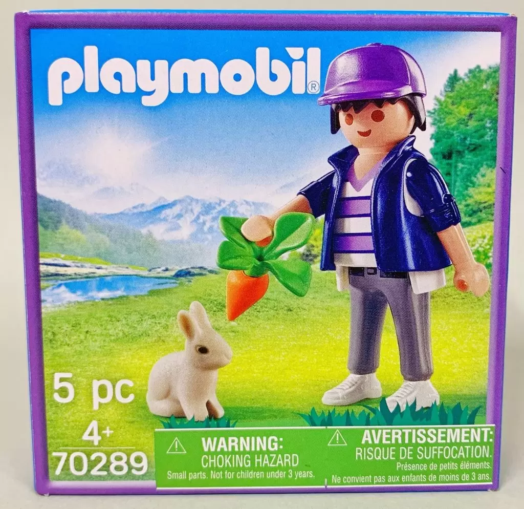 Playmobil Hors Série - MILKA - Garçon avec lapin