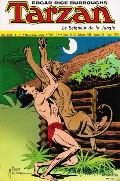 Tarzan - 2ème série (Sagédition) - Face aux Tarribi