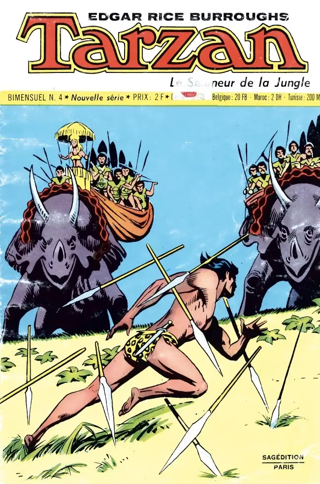 Tarzan - 2ème série (Sagédition) - Tarzan et les monstres invincibles