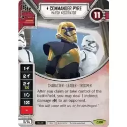 Commander Pyre - Harsh Negotiator