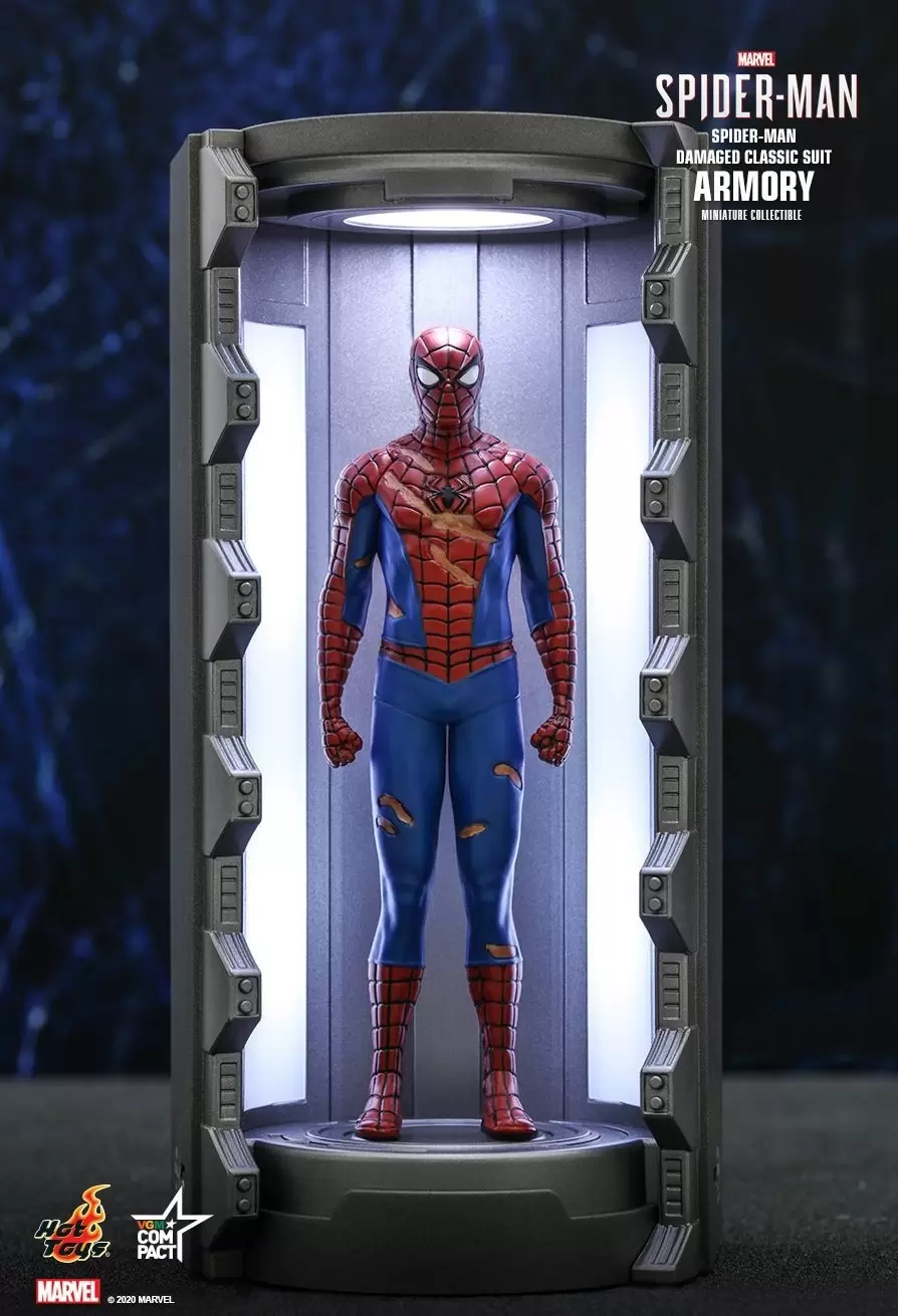 Video Game MasterPiece (VGM) - Marvel\'s Spider-Man Armory Series 2 - Damaged Classic Suit