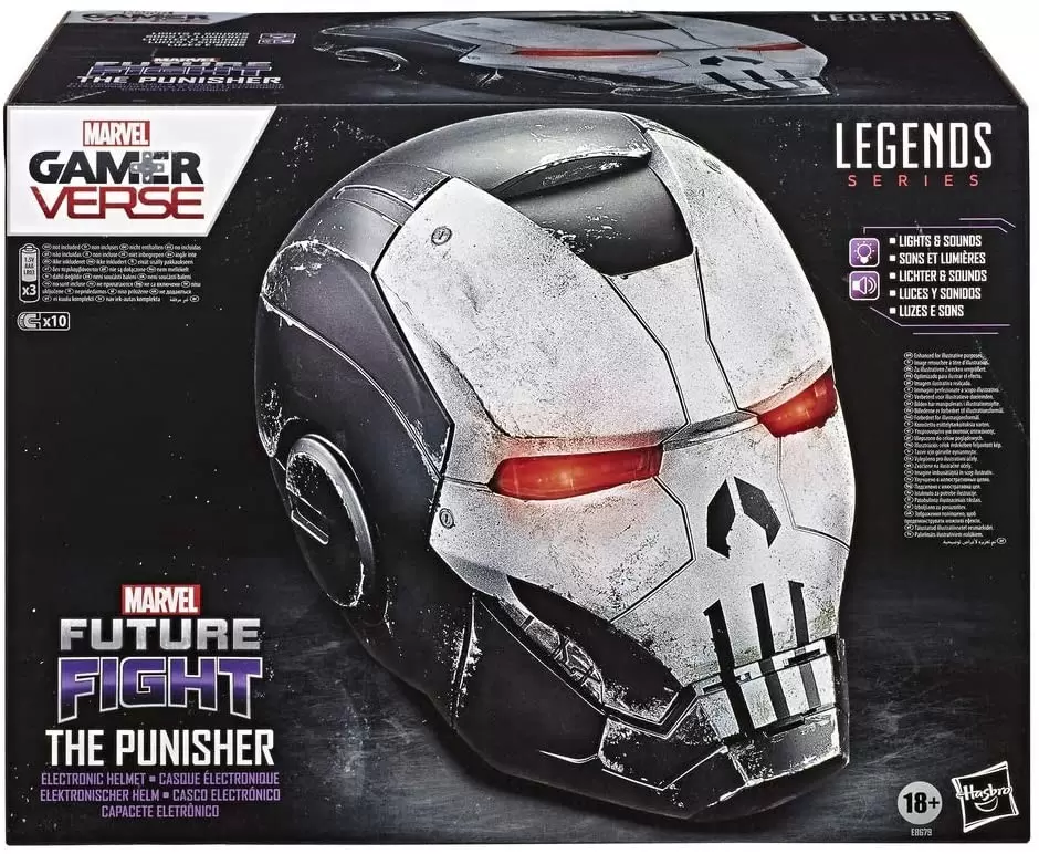 Marvel Legends Series Replica - Gamer Verse - Future Fight - The Punisher Electronic Helmet