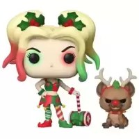 DC Comics - Holiday Harley Quinn with Helper