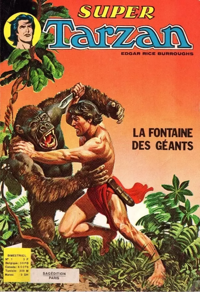 Super Tarzan - 1ère série (Sagédition) - La fontaine des géants
