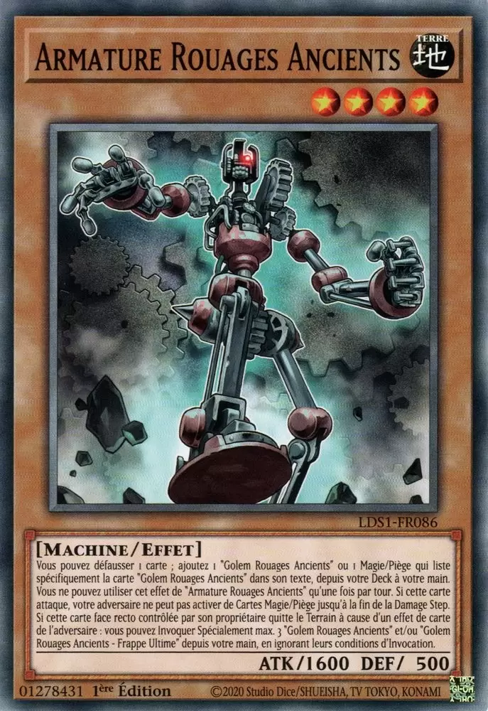 Duellistes Légendaires : Saison 1 [LDS1] - Armature Rouages Ancients