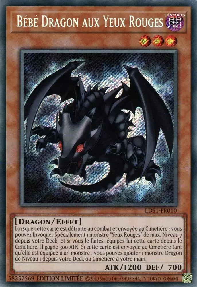 Duellistes Légendaires : Saison 1 [LDS1] - Bébé Dragon aux Yeux Rouges