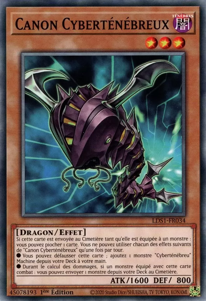 Duellistes Légendaires : Saison 1 [LDS1] - Canon Cyberténébreux