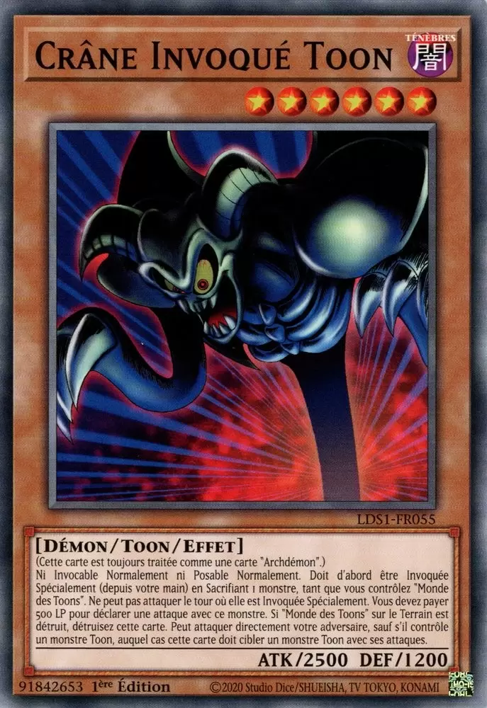 Duellistes Légendaires : Saison 1 [LDS1] - Crâne Invoqué Toon