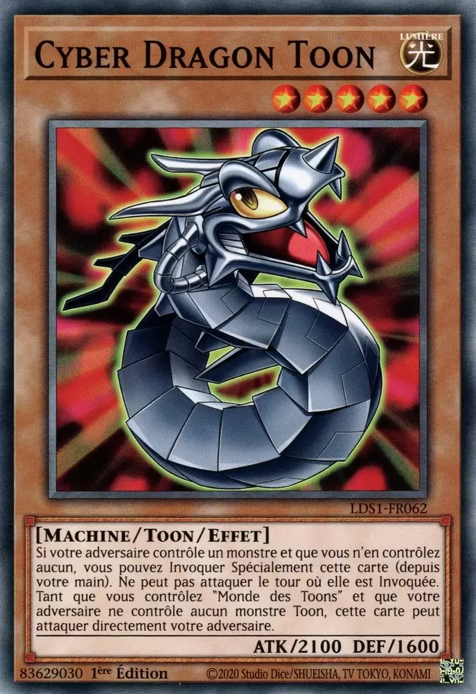Duellistes Légendaires : Saison 1 [LDS1] - Cyber Dragon Toon