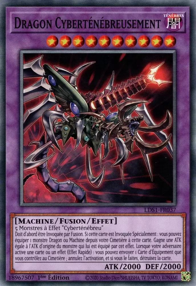 Duellistes Légendaires : Saison 1 [LDS1] - Dragon Cyberténébreusement