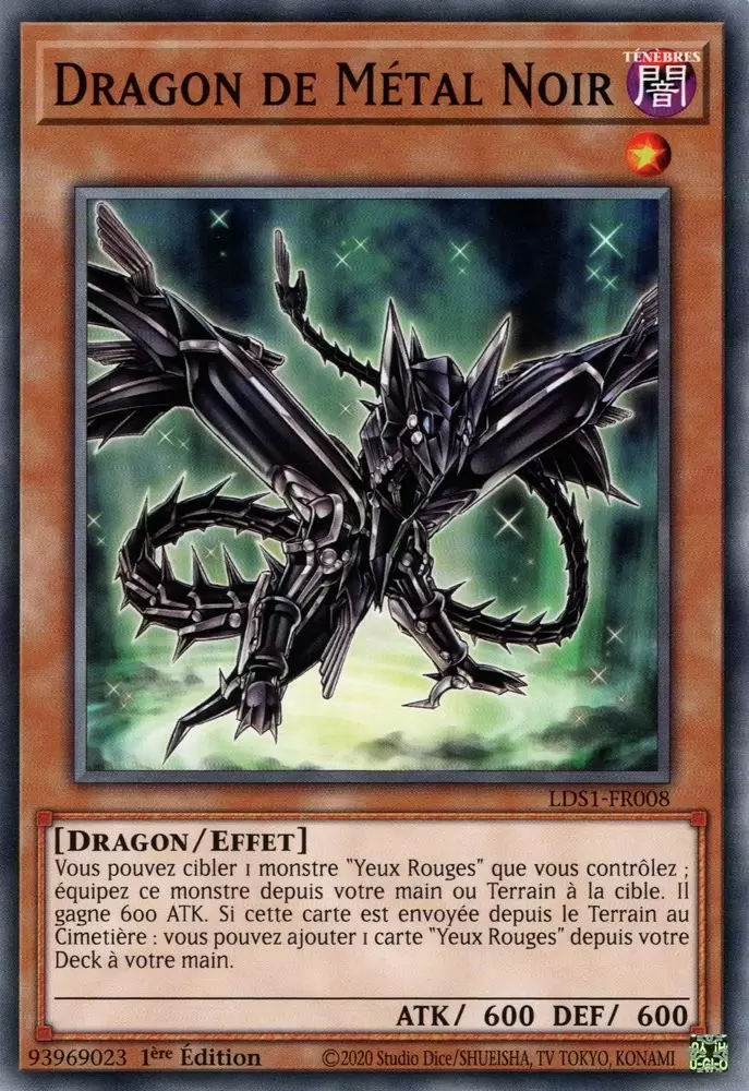 Duellistes Légendaires : Saison 1 [LDS1] - Dragon de Métal Noir