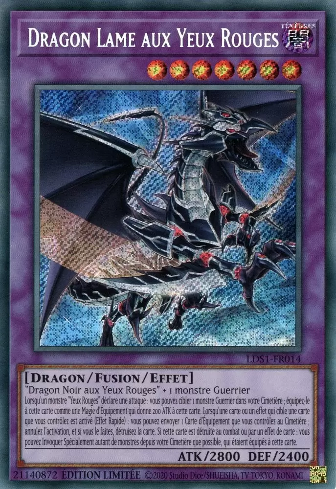 Duellistes Légendaires : Saison 1 [LDS1] - Dragon Lame aux Yeux Rouges