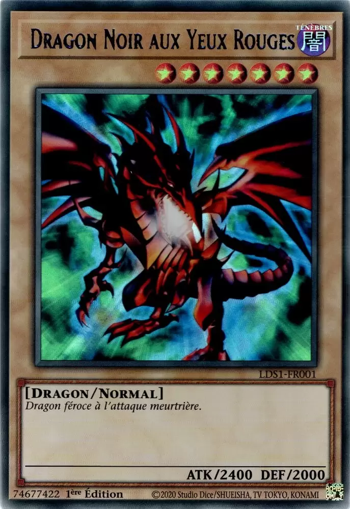 Duellistes Légendaires : Saison 1 [LDS1] - Dragon Noir aux Yeux Rouges