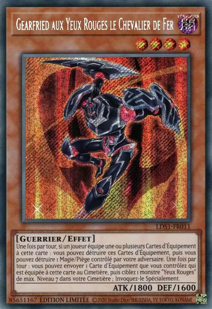 Duellistes Légendaires : Saison 1 [LDS1] - Gearfried aux Yeux Rouges le Chevalier de Fer